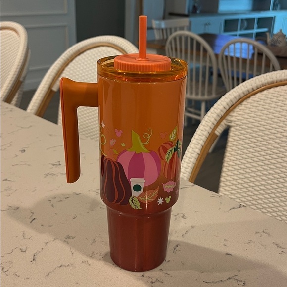 NEW Starbucks Disney Halloween Fall 2025 Park Days & Lattes Tumbler with Handle - Picture 3 of 11